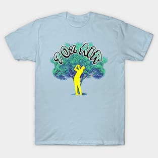 Trees are 90% Air : Hipster Golf T-Shirt